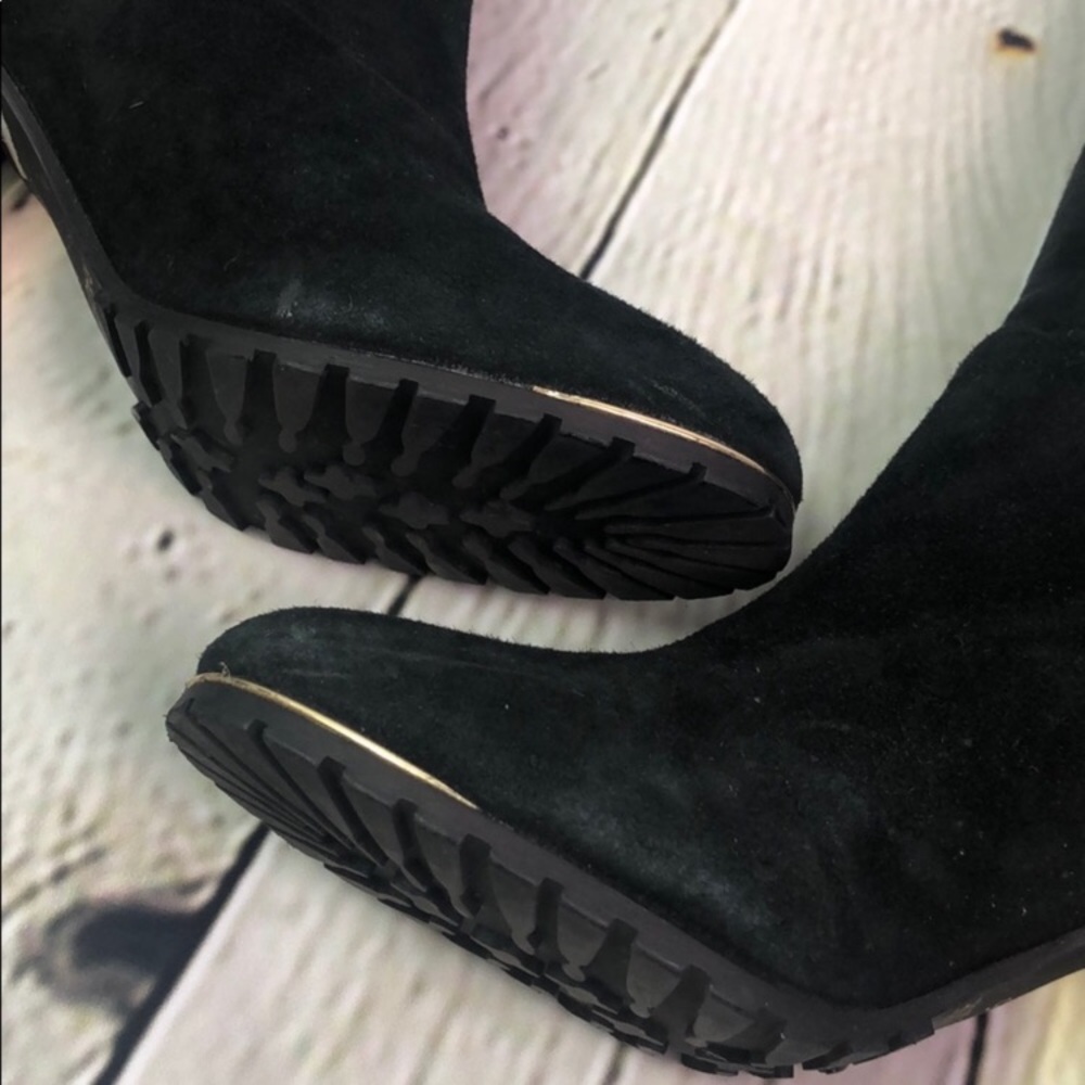 Rachel Zoe Black Suede OTK Boots - Picture 6 of 8